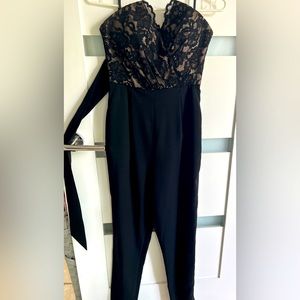 Bebe evening jumpsuit